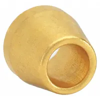 PARKER Compression Fitting Ferrule: 1/8 in OD Size, Compression, Brass (MPN 2 TZ-B)