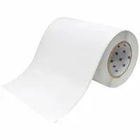 Continuous Label Stock: 8 in x 100 ft, Polyester, White (Matte), Indoor (MPN J40C-8000-2475)