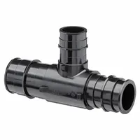 ZURN Barbed Tee: Polymer, Expansion, 1 1/2 in ID, 1 1/4 in ID, 1 in ID (MPN QEPT765X)