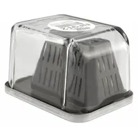 Box-type diesel fuel filter with cellulose media. Overall length 4 15/16 inches. Designed for use in Navistar trucks to remove contaminants from diesel fuel systems