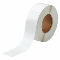 Wraparound Label: 1 1/4 in x 1 in, Vinyl, White (Matte), For 12 AWG to 8 AWG Wire Gauge (MPN THT-117-427-5)