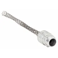 Liquid Tight Cord Connector with Strain Relief: Straight, Aluminum, 3/4 in MNPT, 0.75 in to 0.88 in (MPN 074-01-1249)