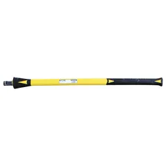 Heavy-duty sledge hammer handle with epoxy coating for a maximum head weight of 20 lb. Designed to fit a 1-1/2 in eye opening length and oval eye shape. Suitable for demolition, construction, and industrial striking applications.