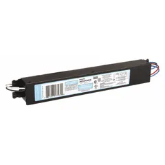 ADVANCE Fluorescent Ballast: 120 to 277V AC, 1/2 Lamps Supported, 38 W_59 W Bulb Watt (MPN IOP-2P59-N). Key specifications — attr1125022: (1 or 2) F96T8; attr239899: ADVANCE; attr1125144: 1.