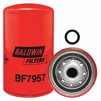BALDWIN FILTERS Fuel Filter: Spin-On, 3 11/16 in Outside Dia, M20-1.50 Thread Size, Cellulose (MPN BF7957)