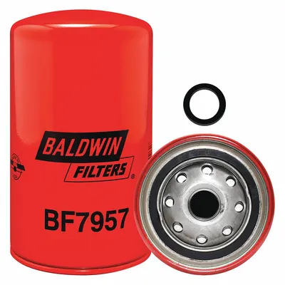 BALDWIN FILTERS Fuel Filter: Spin-On, 3 11/16 in Outside Dia, M20-1.50 Thread Size - Spin-On Fuel Filters
