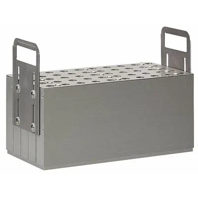 LABCONCO Heat Block: Aluminum, 15 in Overall Wd, 15 in Overall Lg, 12 Wells, 75 mm Well Dia - Dry Bath Blocks