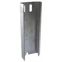 AMERICAN GARAGE DOOR SUPPLY Vertical Track: Stainless Steel, 2 in Compatible Roller Size (MPN VTSS088-2B)