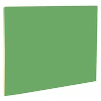 CRESTWARE Cutting Board: 20 in Overall Lg, 15 in Overall Wd, Green, Polyethylene, NSF Certified (MPN PCB1520G)