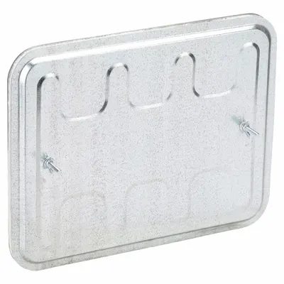 DUCTMATE Duct Access Door: 14 in x 18 in, 16 ga, Steel, Thumbscrews, 2,300°F Max Temp Rating - High-Temperature Flat Access Doors