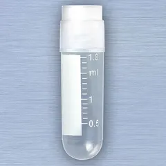 APPROVED VENDOR Cryogenic Vial, Polypropylene, 2 mL, 12.5 mm Body Dia, Sterile, Colorless (3011)