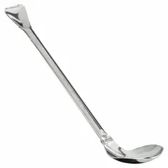 Double Ended Lab Spoon and Spatula, 304 Stainless Steel, Uncoated, Silver