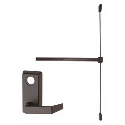 VON DUPRIN 22L-06-3-313 Rim Exit Device, Touchbar, Lever Trim, Bronze - Rim Push Bars