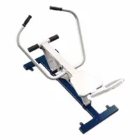 TRIACTIVE USA Rowing Machine: 32 in Overall Ht, 52 in Overall Lg, 32 in Overall Wd, Blue, Outdoor (MPN ROWR-B)