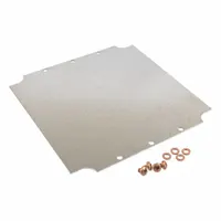 HAMMOND Inner Panel: Back Panel Panel, 9.37 in Overall Ht, 9.13 in Overall Wd, Steel, Galvanized (MPN 1590ZGRP234PL)