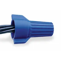 BUCHANAN Twist-On Wire Connectors: Blue, Wire Sizes 6 AWG – 6 AWG, 600 V, 50, PK (MPN WT54-1)
