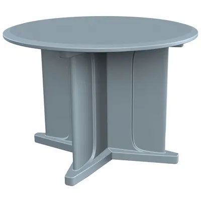 CORTECH Table: 29 in Overall Ht, 42 in Overall Dia, No Game Top, Ballast Accepted - Round X-Base Tables