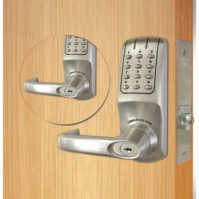 CODELOCKS Electronic Keyless Lock: Keypad, ADA Compliant - Electronic Keyless Access Locksets