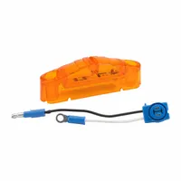 GROTE Clearance Light: Clearance Light, LED, Rectangular, Surface Mount, Amber, Screw (MPN 65603)