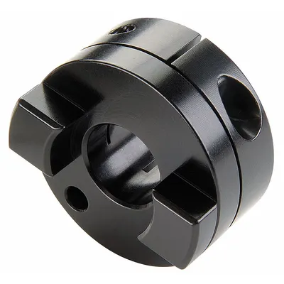 RULAND MANUFACTURING Motion Control Coupling Hub: 0.5° Angular Misalignment - Clamp-On Oldham Coupling Hubs for Round Shafts