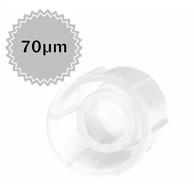 MTC BIO T9009-70 White HDPE Unlined Narrow Mouth Plug Caps, 500 Closures