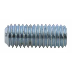 Steel replacement screw for Dayton pallet jacks. Used in maintenance and repair to restore lifting and lowering function. Compatible with models 2ZE58, 2ZE59, and 2ZE63.