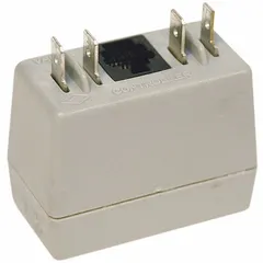 Plastic control module for institutional toilet systems, compatible with Penal-Trol® Valves. Includes Master-Trol Branch Box Assembly. Tan color, 1 in overall width, 1 1/8 in overall height.