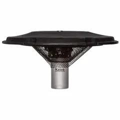 This KASCO fountain system operates on 240V AC and delivers a maximum spray height of 26 ft and a maximum spray width of 50 ft. It includes a 200 ft power cord and is designed for use in ponds and outdoor water features.