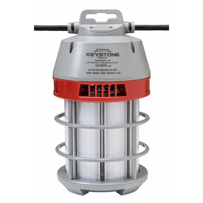 KEYSTONE TECHNOLOGIES Temp Light: LED, Corded, String Light, 30 ft Power Cord Lg, 120V AC - Hanging Lights