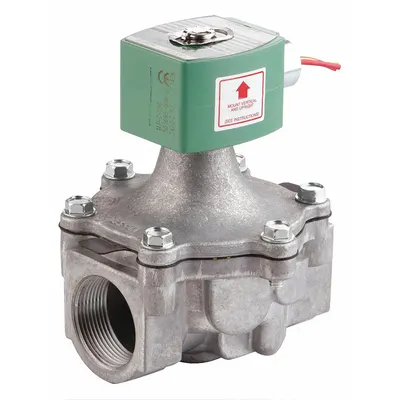 REDHAT Solenoid Valve: 2-Way, Normally Closed, 2 in Pipe Size, 24V DC, High Flow - 2-Way/2-Position, Normally Closed Solenoid Valves