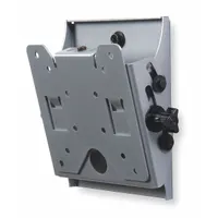 PEERLESS TV Wall Mount: Wall, For 10 in to 29 in Screens, Max. 80 lb, Fixed, Powder Coated, Black (MPN ST630)