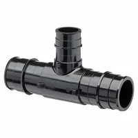 ZURN Barbed Tee: Polymer, Expansion, 1 1/2 in ID, 1 1/2 in ID, 1 in ID (MPN QEPT775X)