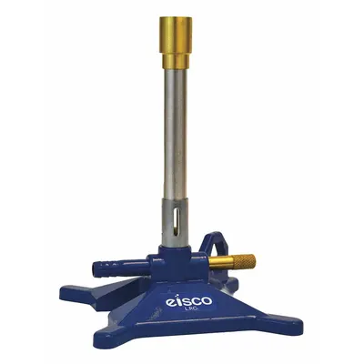 EISCO SCIENTIFIC Anti-Tip Bunsen Burner: Flame Stabilizer, LP, 3,200 BTU Btu Output - Max - Bunsen Burners