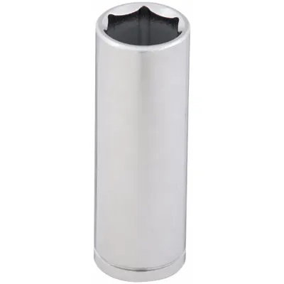 WESTWARD Socket: Metric, 1/2 in Drive Size, 29 mm Socket Size, 6-Point, Deep, Chrome - 1/2" Drive Hand Sockets