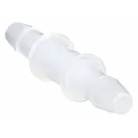 Barbed Fitting Coupling: Barbed, 1/16 in ID x 1/16 in ID Fitting Size, HDPE, 10 PK (MPN CO-1HDPE)