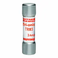MERSEN Fuse: TRM Series, Midget, Time-Delay, 3 A, 250 V AC, 13/32 in x 1 1/2 in, Non-Indicating (MPN TRM3)