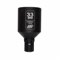 INGERSOLL RAND Impact Socket: Metric, 33 mm Socket Size, 6-Point, Deep, 2 61/64 in Overall Lg (MPN DXS2SM33L)