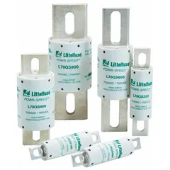 Very-fast-acting bolt-on fuse rated 35 A, 700 V AC and 700 V DC. Designed for overcurrent protection in power electronic circuits such as inverters, drives, and UPS systems. Protects sensitive semiconductor components from short circuits and overloads.