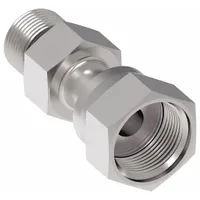 Hydraulic Hose Adapter: 1 in x 1 in Fitting Size, Female x Male, ORS x ORB, Swivel, Straight (MPN FF2130T1616S)