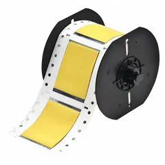 Sleeve Label: 1 1/2 in x 2 in, Polyolefin, Yellow (Matte), For 0.5 in to 1.45 in Wire Dia (MPN B33-1500-2-342YL). Key specifications — Printer Series Compatibility: i3300.