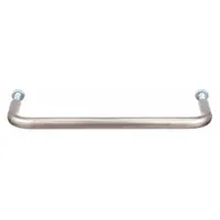 MONROE PMP Pull Handle: Threaded Holes, Stainless Steel, Silver, #10-32 Screw Size, 0.31 in (MPN PH-0142)