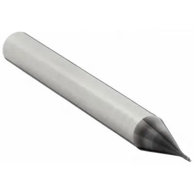 OSG Ball End Mill: Carbide, WXL Coated, 2 Flute, 1/32" Mill Dia, 1/32" LOC - Carbide Ball End Mills for Hardened Materials