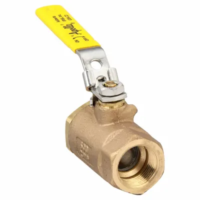 APOLLO Manual Two-Way Ball Valve: 1 in, Bronze, Straight, FNPT x FNPT - Bronze Ball Valves