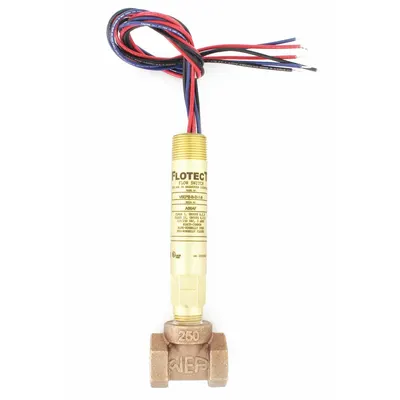 Dwyer Liquid Flow Switch: Paddle, 1/2 in/1/4 in/2 in/3/8 in For Pipe Size, Brass - Inline Hazardous-Location Switches for Liquids