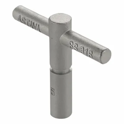 HAM-LET M-06-KEY-5MM-SS Anti-Tamper Key, Stainless Steel - Valve Replacement Parts & Accessories