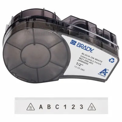 BRADY M21-500-403 Combined Label and Ribbon Cartridge - Brady Thermal Transfer Continuous Label Roll Cartridges