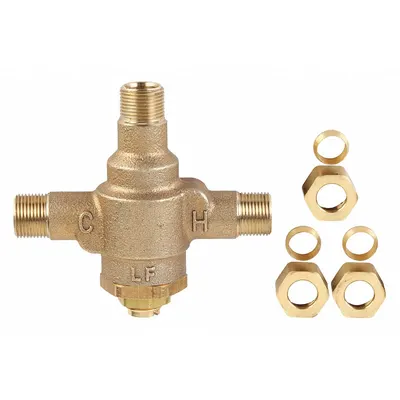 SLOAN MIX-135-A Brass Mixing Valve for Hot/Cold Water - Faucet Mixing Valves