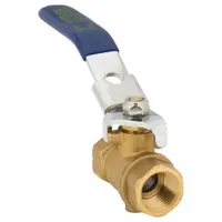 APPROVED VENDOR Manual Two-Way Ball Valve: 3/8 in, Brass, Straight, FNPT x FNPT, Full Port Ball Port