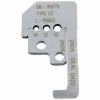 Wire Stripper Replacement Blades: 1 4/5 in Overall Lg, Steel, Less than 6 in, 10F572, 45-173, L-5562