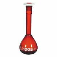 UNITED SCIENTIFIC SUPPLIES INC Glass Flasks: 20 mL, Amber, Round, A, +/-0.03 mL, Includes Closure (MPN FGAM020)